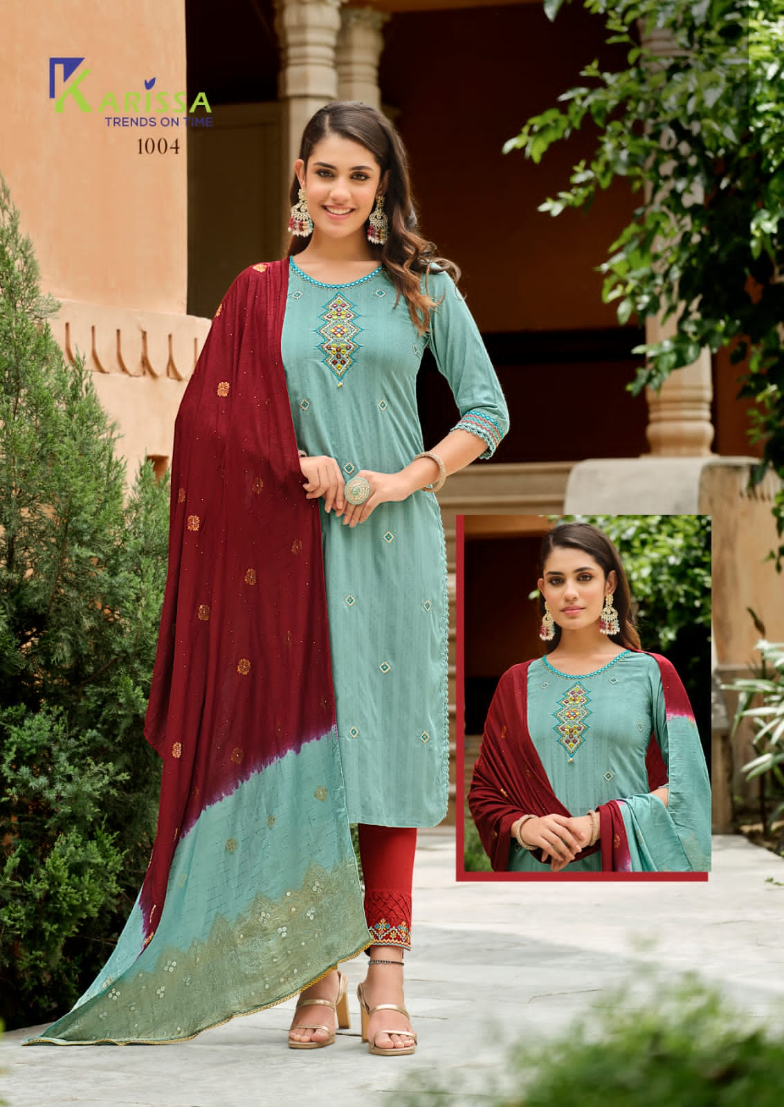 Anushka Karissa Designer Readymade Suits Catalog